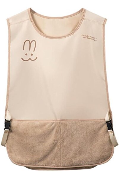 Tazweeq 2 Pocket Waterproof Vest Apron with Attached Towel, Sleeveless Kitche...