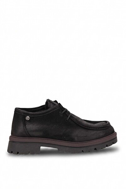 Mammamia D26Ka-3230 Women's Genuine Leather Casual Shoes Black
