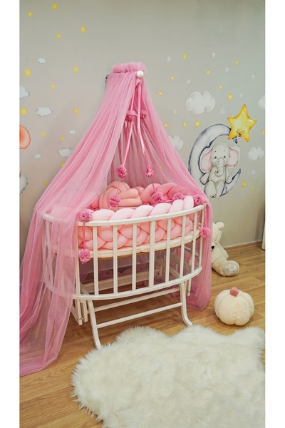 Lucky Kids CİBİNLİK PEMBE + METAL - L - APARAT PONPONLU