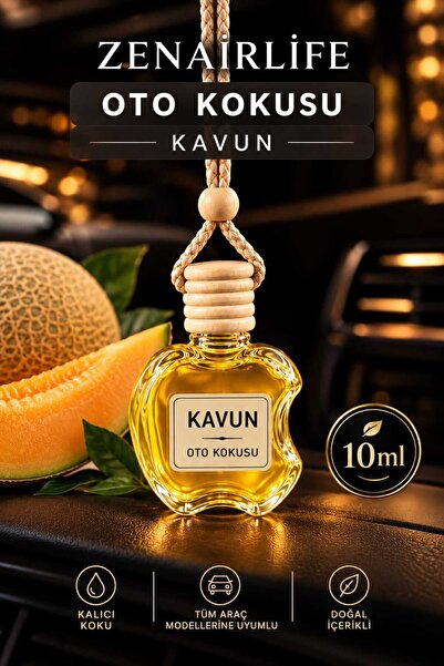 hauswert Oto Araç Kokusu Kavun Aromalı Araba Ortam Parfümü Elma Şişe 10ml