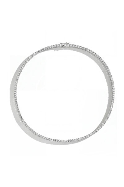 Ferlin Jewelry Su Yolu Kolye Döküm Pırlanta İşçiliği Dönme Yapmayan 3mm 42cm