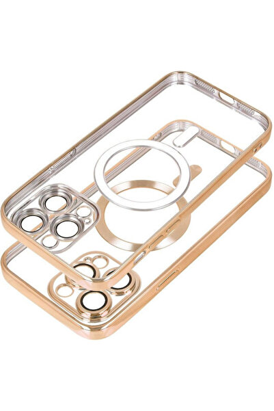 OEM Electro Mag Πίσω Κάλυμμα Σιλικόνης Χρυσό (Galaxy S24)
