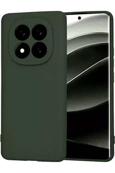 OEM Ματ Πίσω Κάλυμμα Σιλικόνης Πράσινο (Redmi Note 14 Pro+)