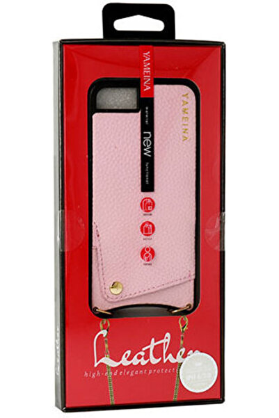 OEM Δερμάτινη Θήκη Πλάτης με Λουράκι Ροζ (iPhone XS Max)