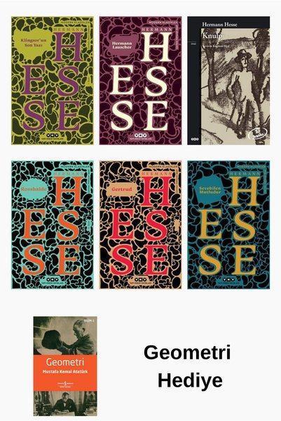 Yapı Kredi Yayınları Hermann Hesse 6 Kitap Seti + Geometri Kitabı