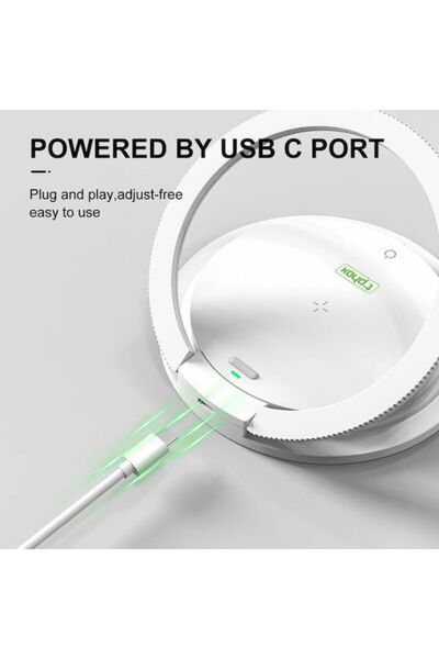 Other T-Phox Ασύρματος Φορτιστής Qi Pad 15W Λευκός Sl-603