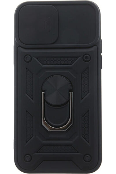 OEM Defender Συρόμενο Πίσω Κάλυμμα Πλαστικό Μαύρο (Redmi 10C)