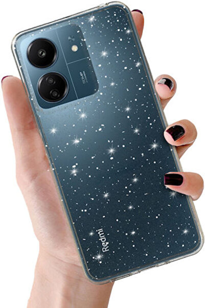 Silver Star Πίσω Κάλυμμα Σιλικόνης Ασημί (Xiaomi Redmi 13C) Κωδικός: tt93749