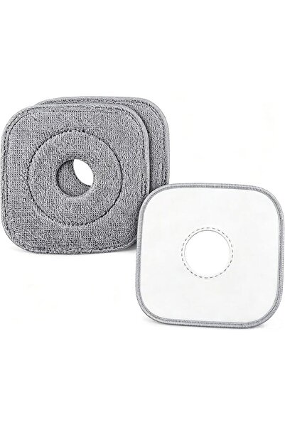 Vinnatsu 4pcs Washable Microfiber Square Mop Pads,Replacement Mop Head for Fl...