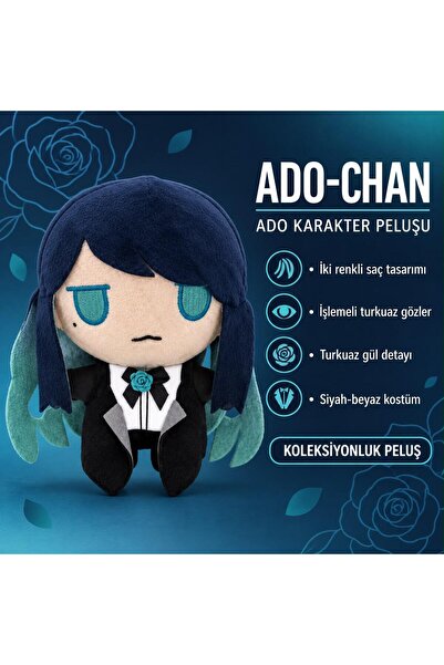 Zigver Peluş oyuncak ado hibana peluş