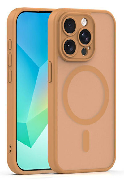 OEM Mag Matt Πίσω Κάλυμμα Καφέ (iPhone 15 Pro)