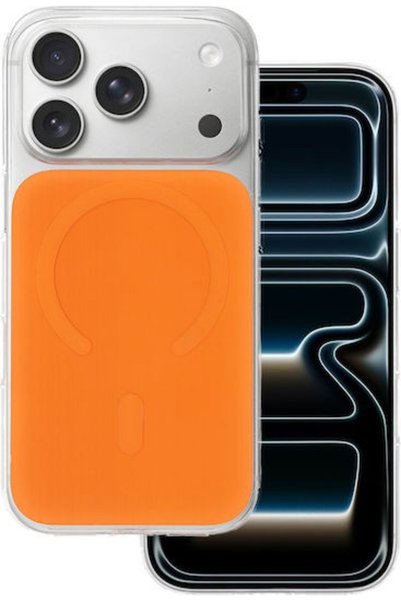 OEM Γυαλιστερή Θήκη Magsafe για iPhone 16 Πορτοκαλί