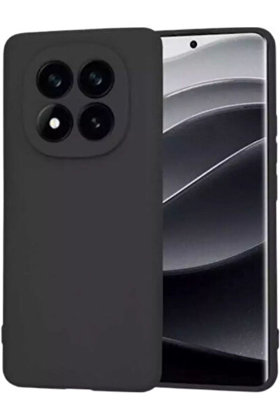OEM Μαύρη ματ θήκη πλάτης σιλικόνης (Redmi Note 14 Pro+)