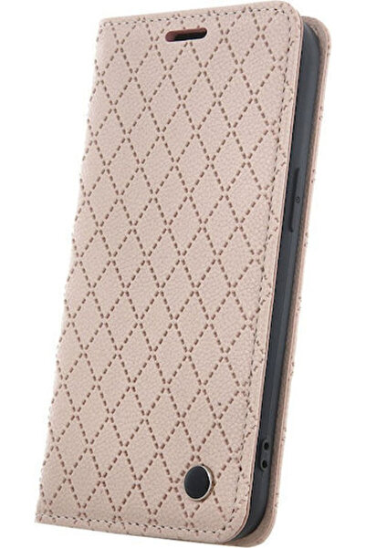 Telforceone Έξυπνη Δερμάτινη Μπεζ Θήκη Πλάτης Caro (Galaxy S25 FE)