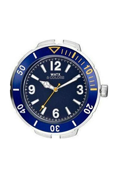 Watx & CO Ανδρικό Ρολόι 44mm με Μπαταρία και Λουράκι από Καουτσούκ