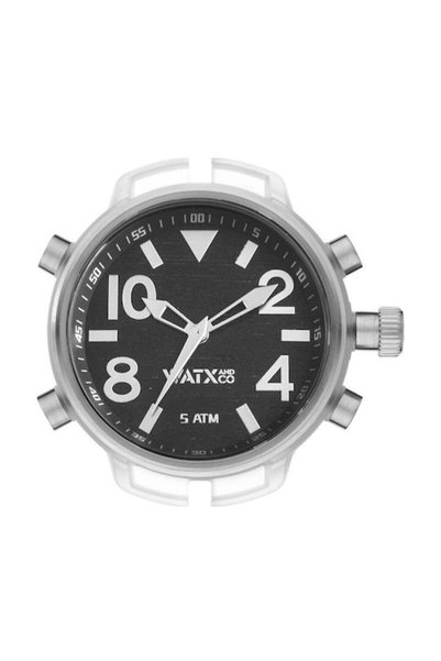 Watx & CO Ανδρικό Ρολόι 49mm Μπαταρία Μαύρο