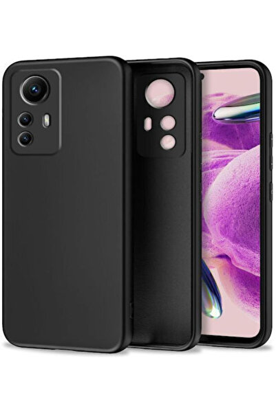 OEM Μαύρη ματ θήκη πλάτης σιλικόνης (Redmi Note 12S)