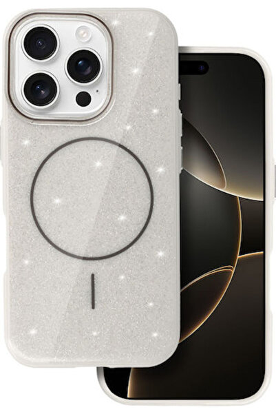 Toptel Πίσω Κάλυμμα Σιλικόνης / Πλαστικό Ασημί (iPhone 16)