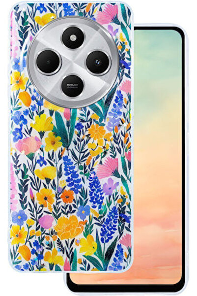 Telforceone Glow Glam Πίσω Θήκη Σιλικόνης 2mm Πολύχρωμη (Redmi 14C / Poco C75)