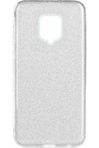 OEM Πίσω Κάλυμμα Σιλικόνης Ασημί (Redmi Note 9) Κωδικός: GSM101861
