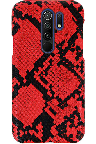 VENNUS Wild Πίσω Θήκη Συνθετικό Δέρμα Μαύρο / Κόκκινο (Redmi 9) Κωδικός: POK0...