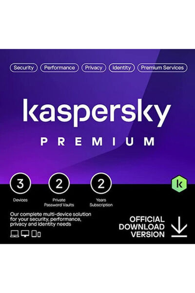 KASPERSKY Premium για 3 Συσκευές και 2 Χρόνια Χρήσης (Ηλεκτρονική Άδεια)