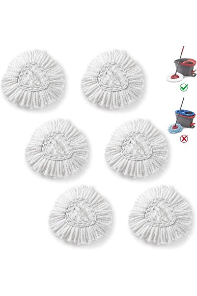 KASTWAVE Spin Mop Replacement Heads, Microfiber Refill Pads for Power Mop Sys...