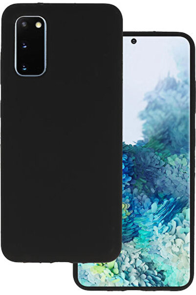 Toptel Πίσω Κάλυμμα Σιλικόνης / Πλαστικό Μαύρο (Galaxy S20)