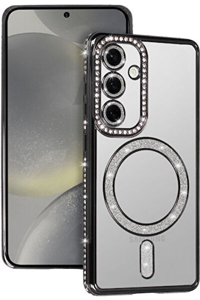 OEM Bling Πίσω Κάλυμμα Σιλικόνης Μαύρο (Galaxy S25 Ultra) Κωδικός: 52259