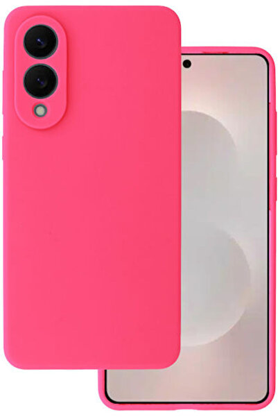Toptel Πίσω Κάλυμμα Σιλικόνης / Πλαστικό Φούξια (Galaxy S25 Edge)