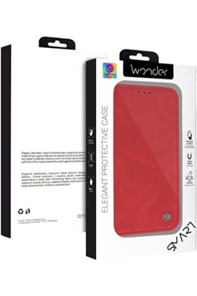OEM Xiaomi Redmi Note 13 5G Θήκη Smart Book Wonder Κόκκινη