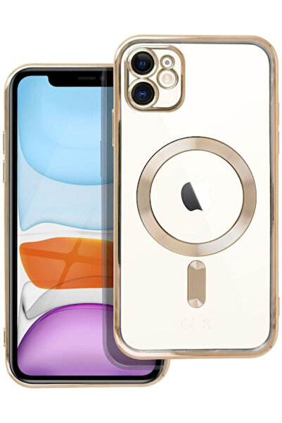 OEM Electro Mag Πίσω Κάλυμμα Σιλικόνης Χρυσό (iPhone 11)