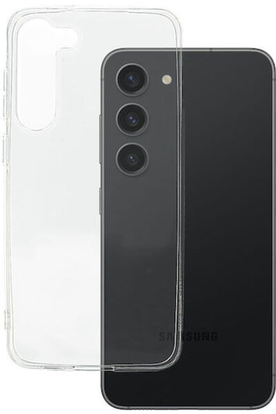 OEM Ultra Πίσω Κάλυμμα Σιλικόνης 1mm Διαφανές (Galaxy S23)