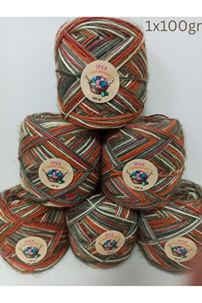 İPEK YÜN İPLİK DÜNYASI Yün Akrilik Örgü İpi Batik 100gr
