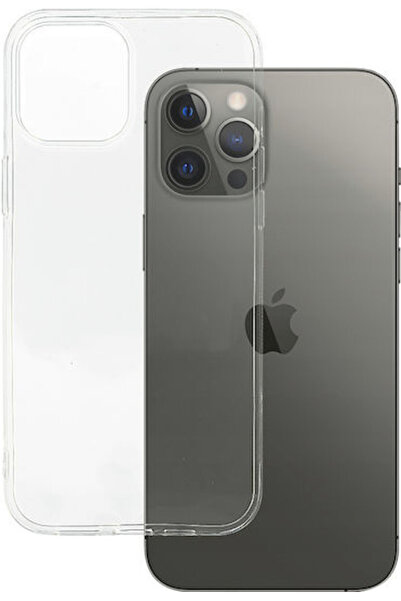 OEM Για Πίσω Κάλυμμα Σιλικόνης 1mm Διαφανές (iPhone 12 / 12 Pro)