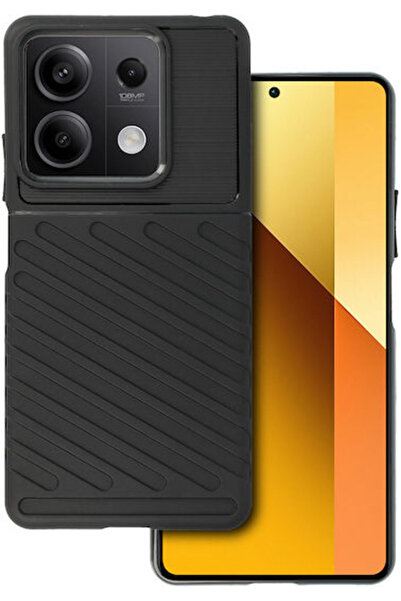 Tel1 Πίσω Κάλυμμα από Σκληρυμένο Γυαλί Μαύρο (Redmi Note 13 5G)