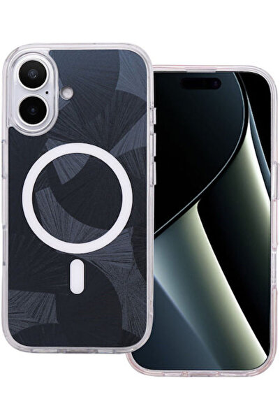 OEM Flash Mag Πίσω Κάλυμμα Σιλικόνης 1.5mm Μαύρο (iPhone 17)