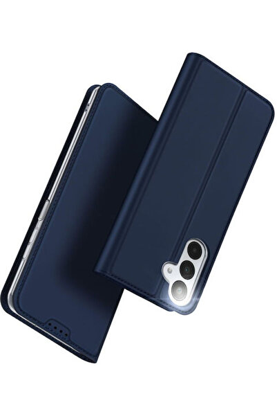 Dux Ducis Skin Pro Πορτοφόλι Δερμάτινο / Σιλικόνης Μπλε (Galaxy A17)