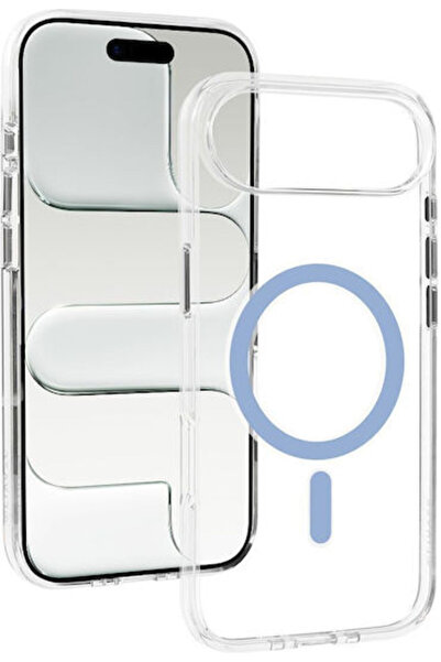 OEM Liavec Καθαρή Θήκη Πλάτης Σιλικόνης 1.2mm Γαλάζιο (iPhone Air)