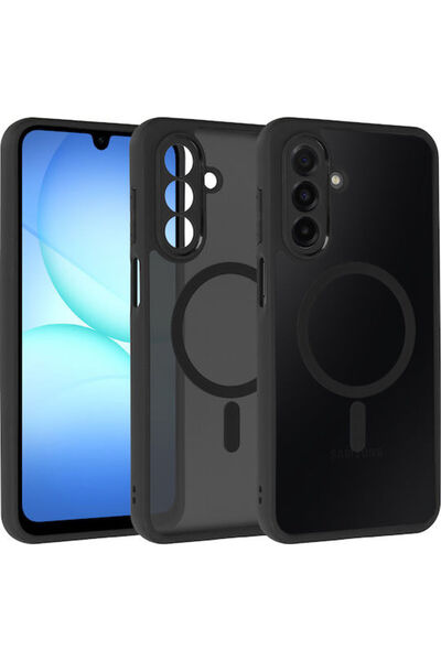 OEM Πλήρως Ματ Θήκη Mag 360 Πλήρους Κάλυψης Σιλικόνης / Πλαστικού Μαύρη (Gala...