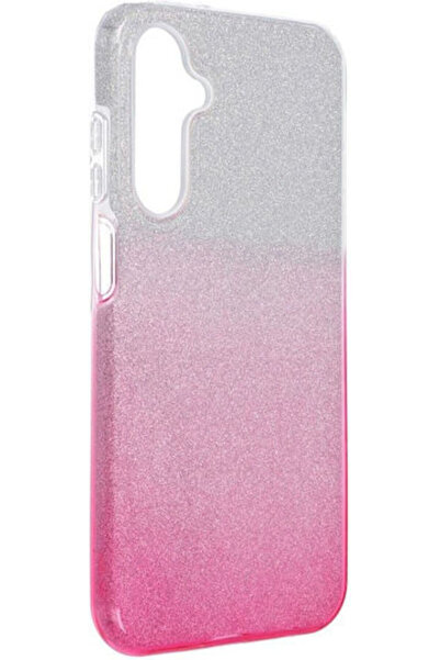 OEM Ασημί Σιλικονούχα Πίσω Θήκη με Γκλίτερ (Samsung Galaxy A25 5G)