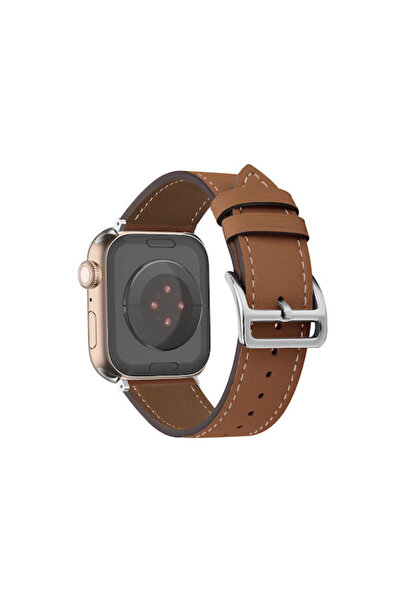 Toptel Λουράκι Δερμάτινο Καφέ (Apple Watch 38/40/41, Apple)