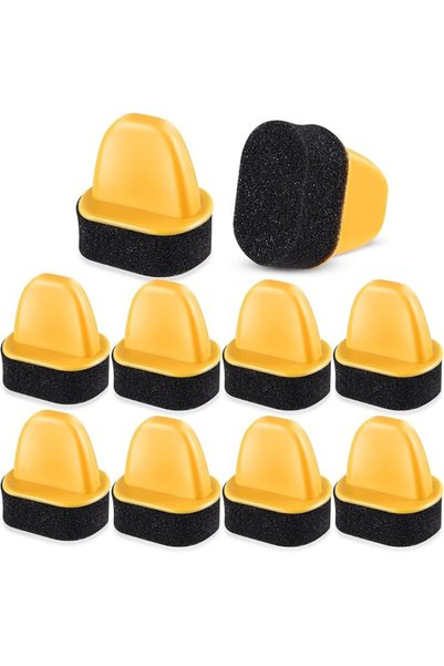 ASKIND 10 Pcs Shine Shoes Sponge Applicators, Foam Dauber Shoe Polish Applica...