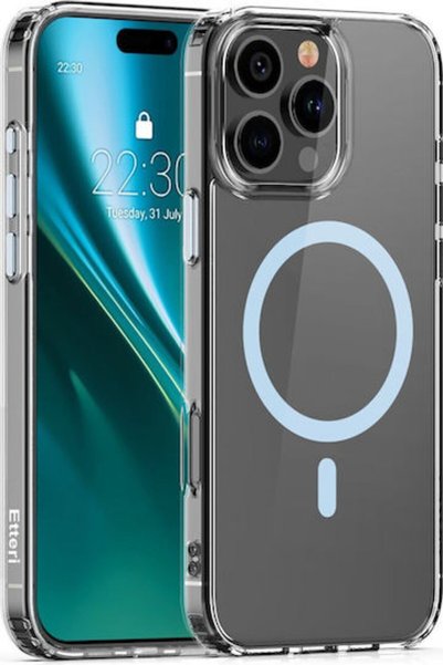 Etteri Color Mag Πίσω Κάλυμμα Σιλικόνης / Πλαστικού Μπλε (iPhone 16 Pro Max)