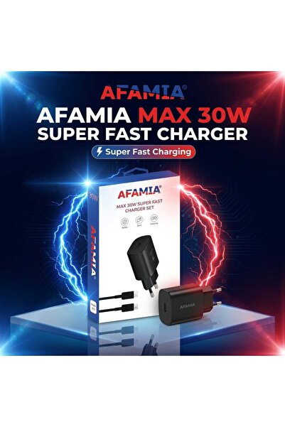 30W Hızlı Şarj Aleti Adaptörü QC 3.0 / (Type-C to Type-C Kablolu Set)