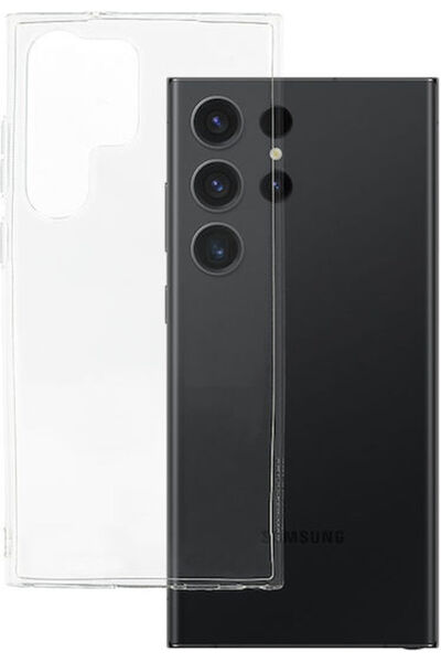 OEM Θήκη Πλάτης Σιλικόνης 1mm Διαφανής (Galaxy S23 Ultra)