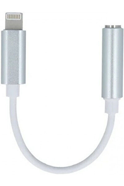 Setty GSM112227 Μετατροπέας Lightning αρσενικό σε 3.5mm θηλυκό Ασημί