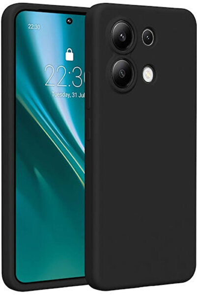 OEM Etteri Πίσω Κάλυμμα Σιλικόνης Μαύρο (Redmi Note 13 4G) Κωδικός: GSM183421