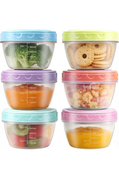 GENERAL Food Storage Containers with Lids, 6 Pack Airtight & Leakproof Contai...