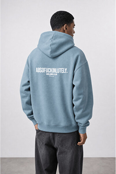 Respire Erkek Absofuckinlutely Baskılı Oversize Hoodie Prada
